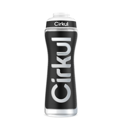 Limited Edition: 22oz. Black Grip Squeeze Bottle with Sport Lid