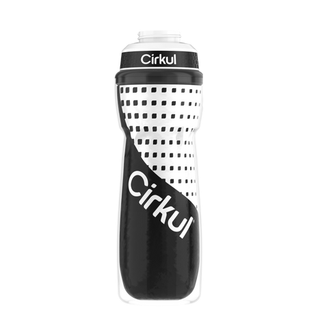 Limited Edition: 22oz. Black Insulated Squeeze Plastic Bottle & Sport Lid