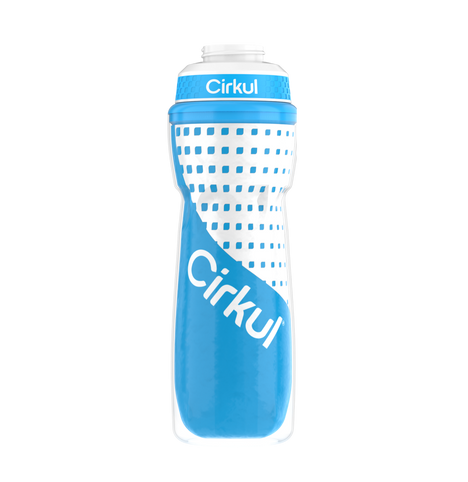 Limited Edition: 22oz. Blue Insulated Squeeze Plastic Bottle & Sport Lid