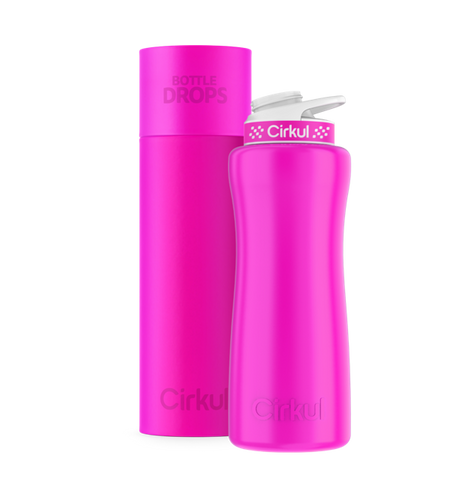Limited Edition: Neon Fuchsia 32oz. Stainless Steel Bottle & Lid