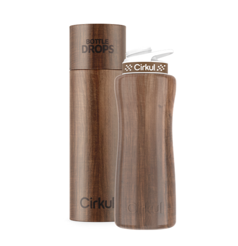 Limited Edition: Woodgrain 32oz. Stainless Steel Bottle & Lid