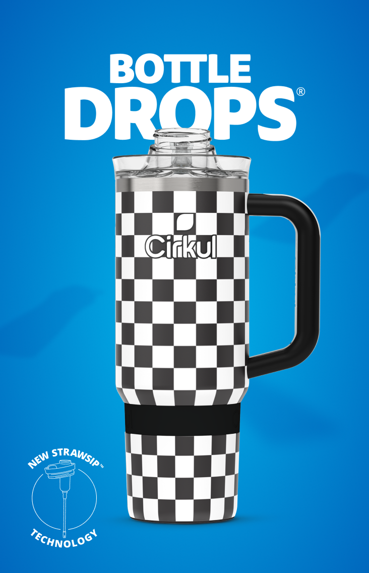 Limited Edition: 30oz. Checkmate Travel StrawSip™ Tumbler