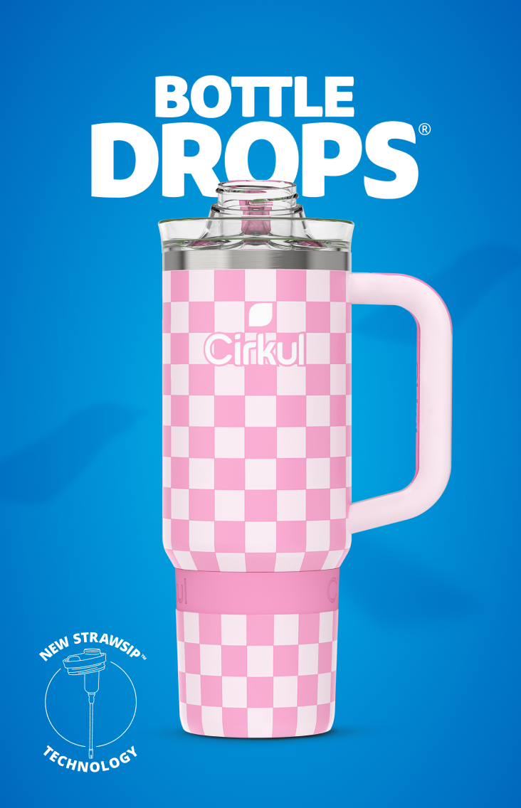 Limited Edition: 30oz. Pixel Pink Travel StrawSip™ Tumbler