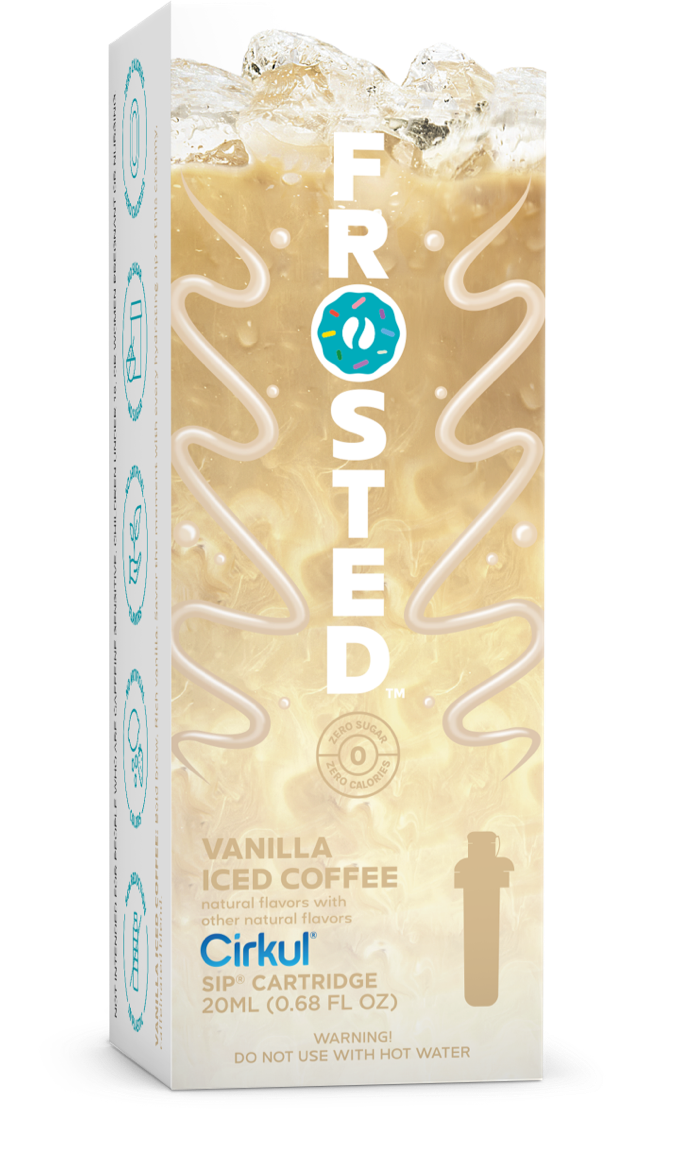 Frosted Vanilla Iced Coffee