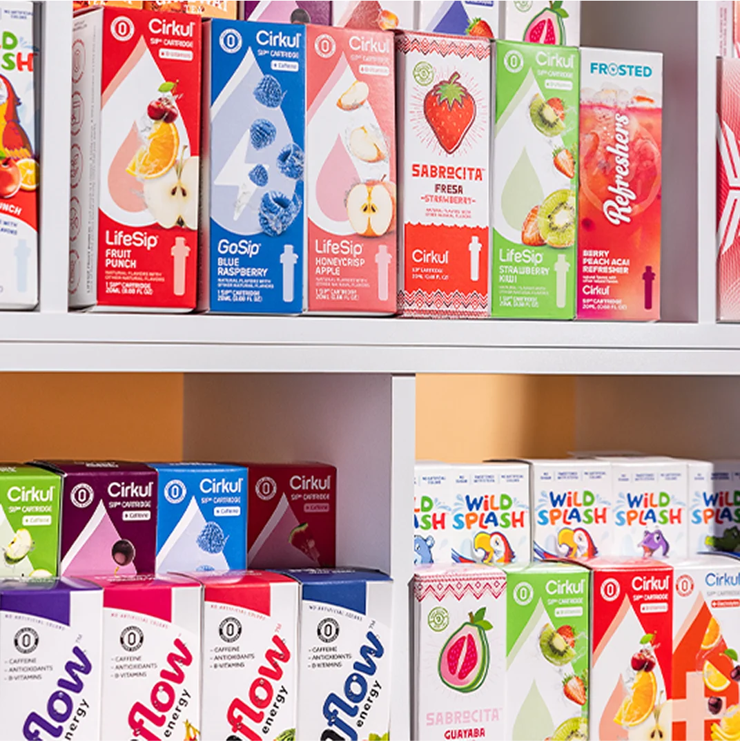 Up to 6 Drinks in very cartridge