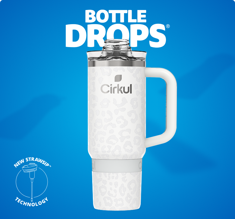 Limited Edition: 30oz. Cream Leopard Travel StrawSip™ Tumbler