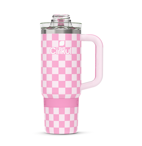Limited Edition: 30oz. Pixel Pink Travel StrawSip™ Tumbler