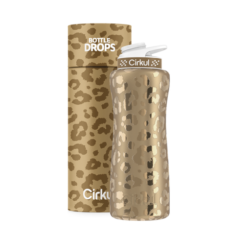 Limited Edition: 32oz. Gold Leopard Stainless Steel Bottle & Lid