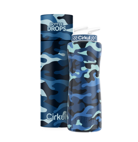 Limited Edition: Ocean Camo 32oz. Stainless Steel Bottle & Lid