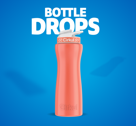 Limited Edition: 22oz. Coral Stainless Steel Bottle & Lid