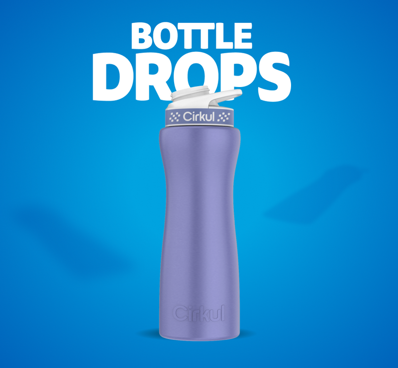 Limited Edition: 22oz. Matte Periwinkle Stainless Steel Bottle & Lid