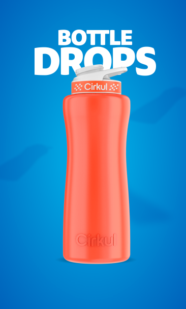 Limited Edition: 32oz. Neon Orange-Red Stainless Steel Bottle & Lid