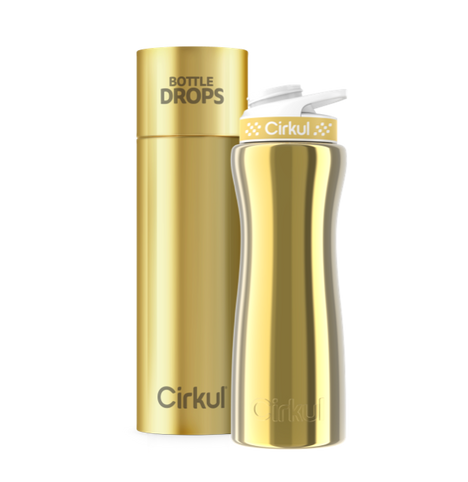 Limited Edition: Gold Chrome 22oz. Stainless Steel Bottle & Lid