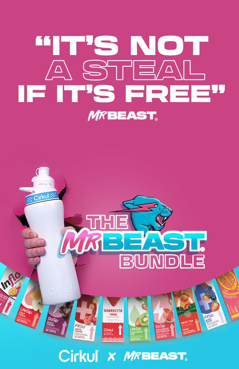 "It's Not A Steal If It's Free " - MrBeast®. The MrBeast® Bundle.