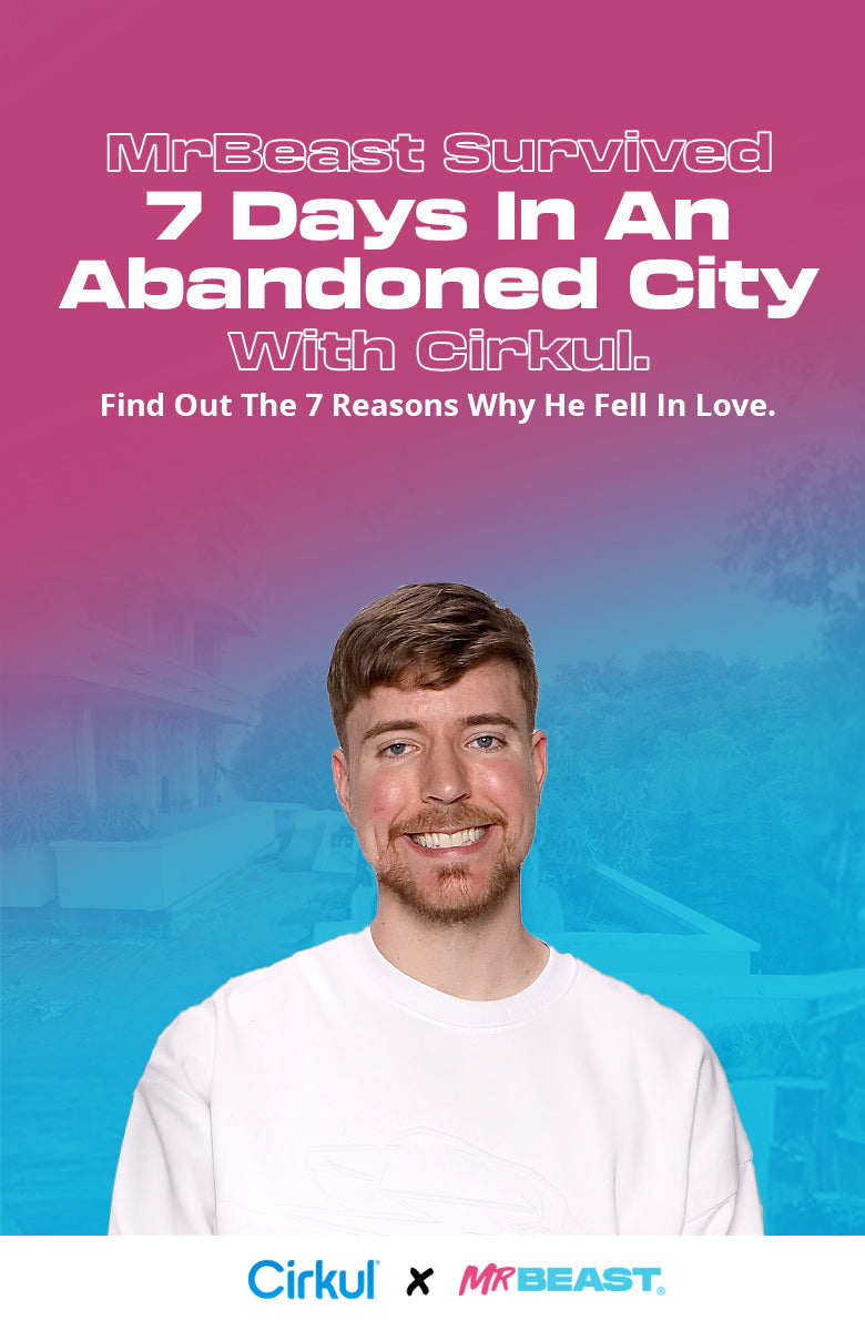 MrBeast Survived 7 Days In An Abandoned City With Cirkul. Find Out The 7 Reasons Why He Fell In Love.