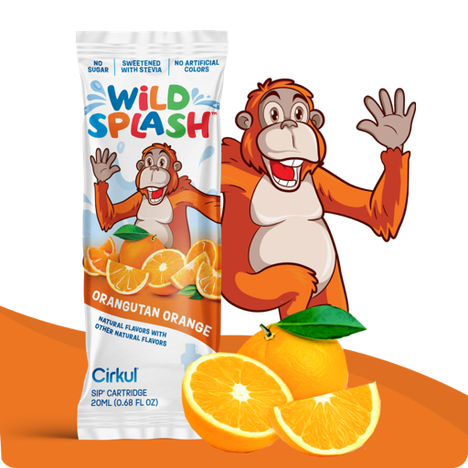 Wild Splash Orangutan Orange