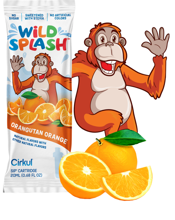 Wild Splash Orangutan Orange